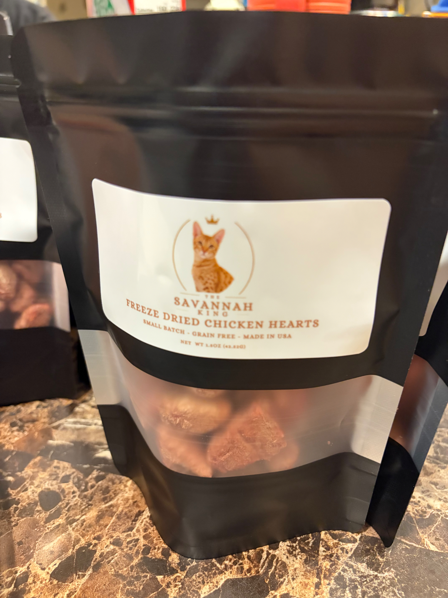 Freeze-Dried Chicken Hearts — The Savannah King